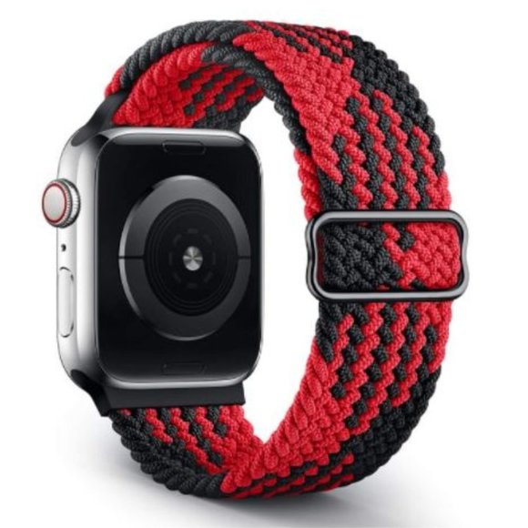 NEW Adjustable Braided Solo Loop For Apple Watch X - Picture 1 of 5